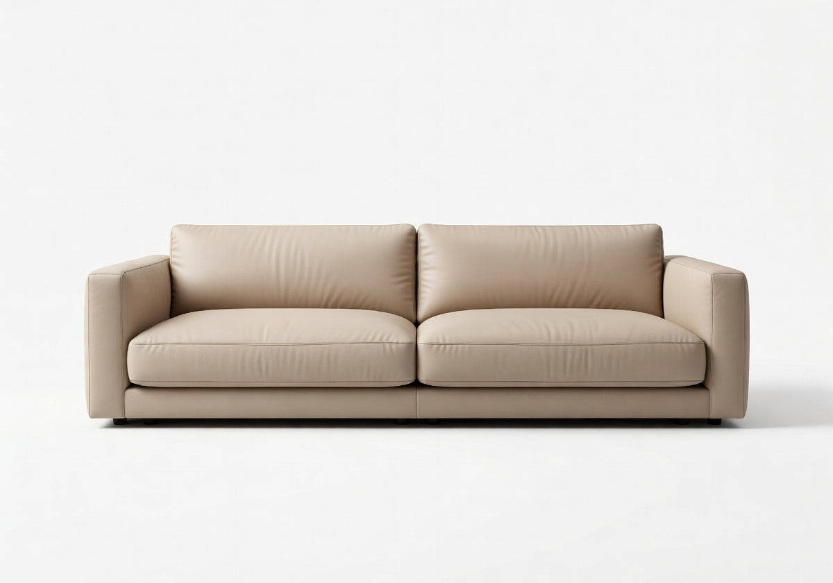 Valenne Leather Low Modular Sofa