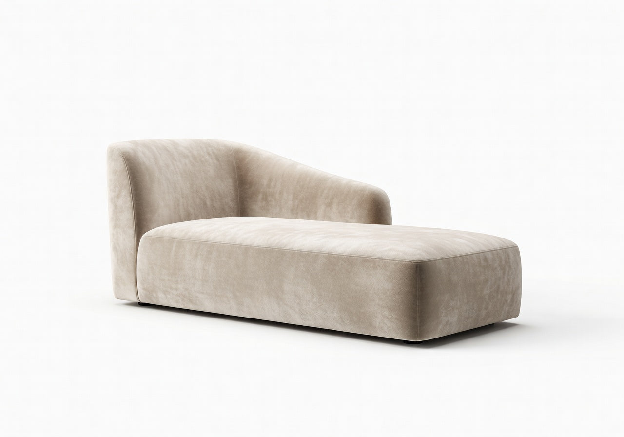 Valenne Velvet Chaise