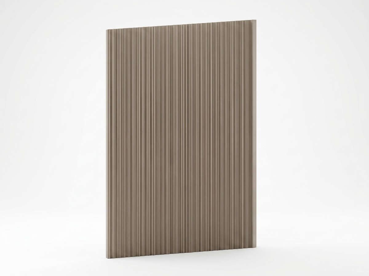 Virel Fluted Wall Panel Shower Base and Wall