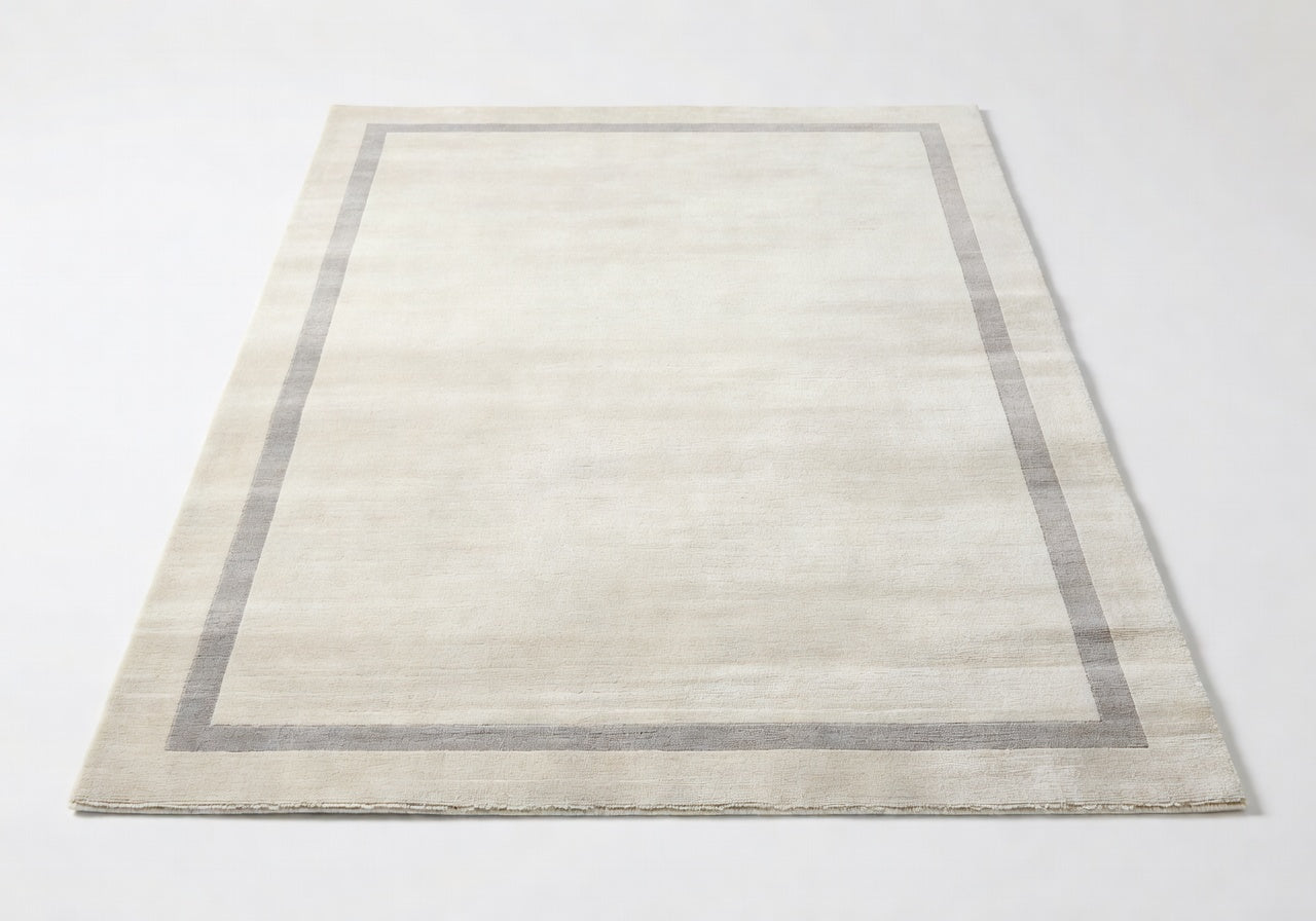 Virel 5' x 8 Framed Field Rug
