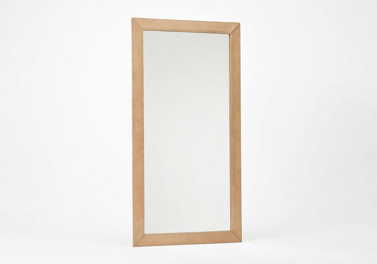 Virelle Leather Frame Mirror