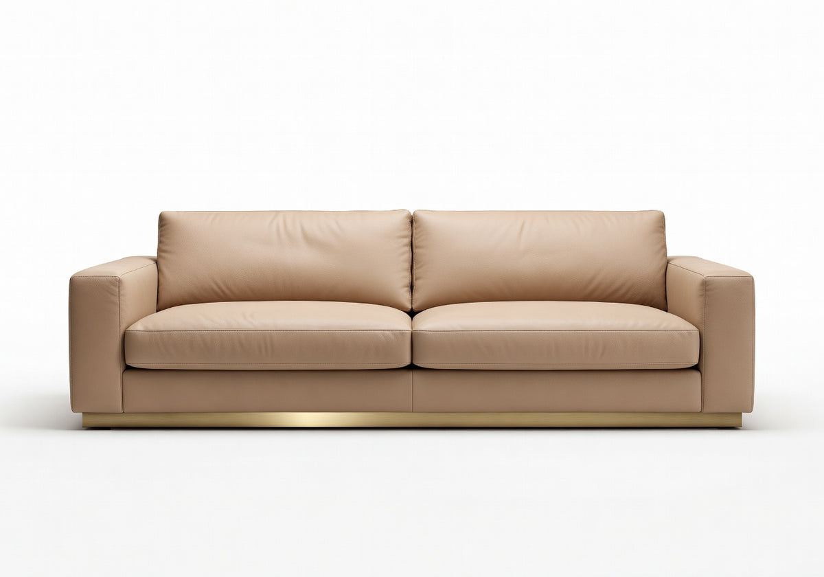 Virelle Chaise Leather Sectional